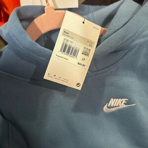 Nike Light Blue Kids Pullover
